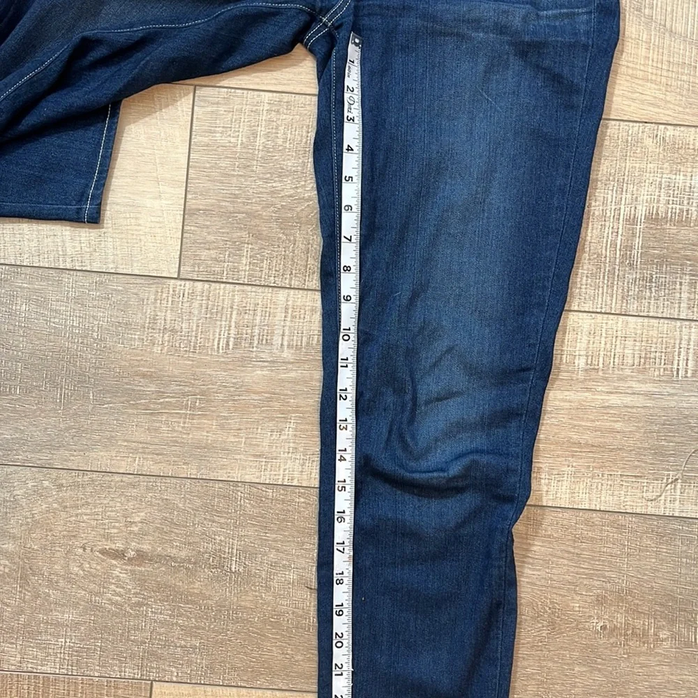 Paige jeans darker denim hoxton ankle stretchy skinny jeans 26 - Picture 11 of 15